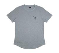 Goxy - Find Your Fit FlexiFit Cotton Performance Tee - 95% Cotton, 5% Elastane - Breathable, Stretch Fit Athletic Gym T-Shirt for Men (UK, Alpha, XS, Regular, Regular, Heather Grey)