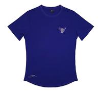 Goxy - Find Your Fit FlexiFit Cotton Performance Tee - 95% Cotton, 5% Elastane - Breathable, Stretch Fit Athletic Gym T-Shirt for Men (UK, Alpha, S, Regular, Regular, Royal Blue)