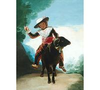 Goya Boy On A Ram Painting Art Print Canvas Premium Wall Decor Poster Mural