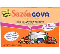 Goya Foods Sazon Coriander & Annatto, 6.33 Ounce