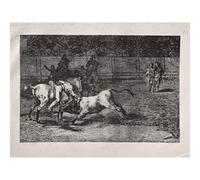 Goya Y Lucientes Kills The Bull From Horseback Large Art Print Poster Wall Decor Premium Mural