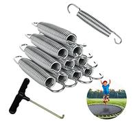 GOYADA 20 Pack 5.5in Trampoline Springs Replacement with T-Hook for 6ft/8ft/10ft/12ft/14ft Trampoline, Galvanized Steel Heavy Duty Trampoline Spring with 1Pcs Trampoline Spring Tool