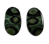 Goyal Exports Star Galaxy Kambaba Jasper Natural Oval Cabochon Loose Gemstone 40K KX35 Loose Gemstones Star Galaxy Kambaba Jasper