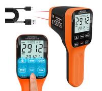 GOYERRNES Pyrometer, 30:1 Industrial Infrared Thermometer Gun Rechargeable, -58℉~2912℉ High Temp Waterproof Digital IR Laser Temperature Gauge (NOT for Human)