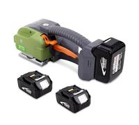 GOYOJO Electric Strapping Machine Battery-Powered Baler for PP/PET Strap 9-16mm 60-3200N Weld/Pack/Cut for Packaging/Shipping/Storage Up to 700 Belts/Charge for Electric Banding/Automatic Strapping