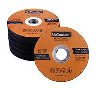 GoYonder 115 x 1.2mm Ultra Thin Stainless Steel Cutting Discs for Angle Grinder,4.5" Cutting Blades for Metal,Stainless Steel Pipes,Steel Cables, and Non-ferrous Metals Pack of 50