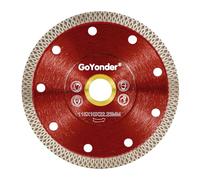 GoYonder 115mm Diamond Cutting Disc for Cutting Ceramic Porcelain Tile Granite Marble Stone