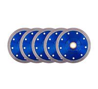 GoYonder 5pcs 4.5 Inch Super Thin Diamond Saw Blade for Cutting Porcelain Tiles Granite Marble Ceramics Stone Brick