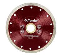 GoYonder 7"D180mm Super Thin Diamond Ceramic Saw Blade Porcelain Cutting Blade for Cutting Ceramic Or Porcelain Tile (7 inch)