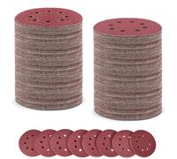 Goysen 210 Pcs 125 mm Sanding Discs, 5 Inch 8 Hole Hook and Loop Sanding Pads for Random Orbital Sander, 30 x 40 60 80 120 180, 20 x 240 320 400 (Mixed Grit)