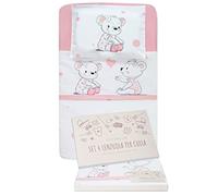 GOYSILA Next to Me Baby Crib Sheets 4 Pieces 100% Cotton Oeko-Tex Certified Hypoallergenic Breathable Compatible Nexttome Cosleeping Cot Chicco Next2Me Babylo Cozee Kinderkraft Mattress 50x83