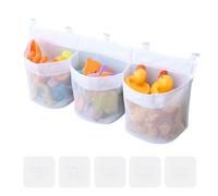 GOZINA Bath Toy Storage, Bath Toy Net, Bathroom Toy Storage Solution, Spacious Bath Toy Storage Net Bag, Durable Bath Toy Holder