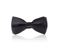 GOZINA Black Clip-on Bow Tie for Kids' Weddings, Birthdays, and Formal Events