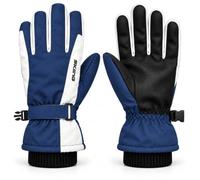GOZINA Ski Gloves for Men Women, Warm Thermal Touchscreen Snow Gloves | Thick Fleece Lined Windproof Water-Resistant Winter Gloves with Anti-Slip Waterproof PU Palm for Skiing, Snowboarding