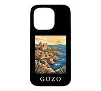 Gozo Malta Coastal Mediterranean Travel Design Case for iPhone 15 Pro