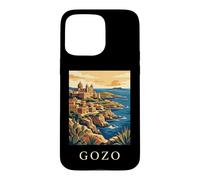 Gozo Malta Coastal Mediterranean Travel Design Case for iPhone 15 Pro Max