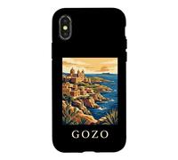 Gozo Malta Coastal Mediterranean Travel Design Case for iPhone X/XS