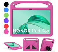 GOZOPO Kids Case for Honor Pad X8a 11 inch Tablet, Lightweight & Shockproof Handle Stand Case Compatible with Honor Pad X8a 2024 (Rose)