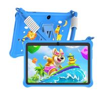 GOZZGEAR Android 13 Kids Tablets 7 inch for Toddler, Parental Control, Free Kids APP, 32GB, Expandable 512GB, 3500Mah, WiFi Dual Camera with Eye Protection, Blue
