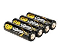 GP 15LF562C4 AA Battery 1.5V Lithium 4 Pack Extreme Conditions