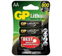 GP | Lithium Exra Long Life Lithium Batteries | 4 x AA