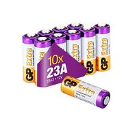 GP 23A 12V Alkaline Batteries - Pack of 10 (23AE / MN21)