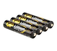 GP 24LF359C4 AAA Batteries 1.5V Lithium 4 pieces Reliable Extreme ...
