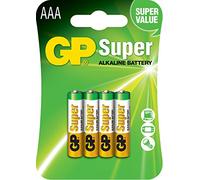 GP 30310 Batteries LR03 1.5 V SUPER Alkaline Micro AAA Battery (Pack of 4)