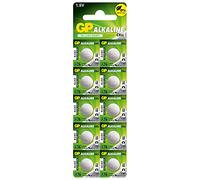 GP 76ASTD496C10 Button Cell 1.5V LR44 10 pieces Alkaline 110mAh