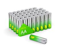 GP AA-14500Super Alkaline AA Mignon Batteries Pack of 40 Batteries,Green