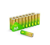 GP AA Batteries 18 Pack 1.5V Alkaline Double A 10 Yr Long Shelf Life
