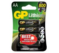 GP AA Lithium Batteries - Pack of 4