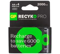 GP AA Recyko Pro Rechargeable Batteries 2000 mAh