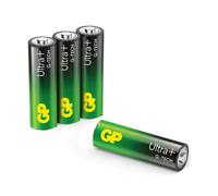 GP AA x4 Ultra Alkaline batteries