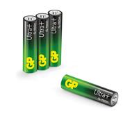GP AAA x4 Ultra Alkaline batteries