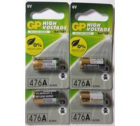 GP Alkaline Batteries 476A 4LR44 476AF-2C1 6V HIGH VOLTAGE 1PACK X 4PCS
