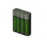 GP M451 USB battery charger + 4x ReCyko AA 2600mAh batteries
