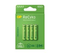 GP Batteries EkoPower NiMH AAA Batteries (Pack of 4)
