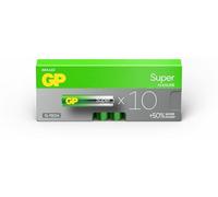 GP Batteries | GP Super Alkaline Batteries AAA 10 x Pack | Household Use Disposable Remote Controls Torches Toys & More