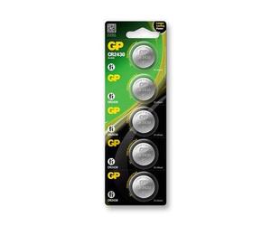 Gp Batteries Gppbl243U002 Cr2430 3V Lithium Coin Batteries (Pack Of 5) GPB-GPPBL243U002