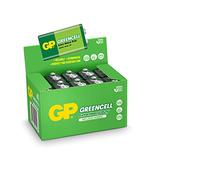 GP Batteries Greencell 9 V Zinc Chloride 9 V Non-rechargeable Battery - non-rechargeable batteries (Zinc Chloride, Prismatic, 9 V, 9 V, GREEN)