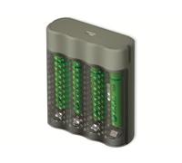 GP Batteries Mainstream Line 4x ReCyko+ Micro Round Cell Charger with NiMH Micro (AAA), Mi