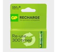 Gp Batteries Rechargeable AAA Battery 4 Pack, Green One Size