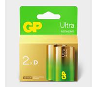 GP Batteries Ultra Alkaline D 2 Pack One size