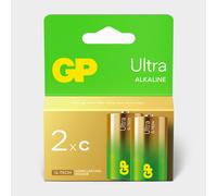 GP Batteries Ultra Alkaline C - 2 Pack