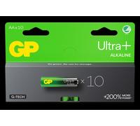 AA Batteries - Set of 10 | GP Ultra Plus | AA Alkaline 1.5 V / LR06 Batteries - Long Life