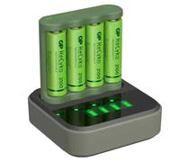 GP Batteries USB Docking Battery Charger for AA/AAA + 4 AA NiMH Quick Charger