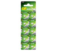 GP Blister 164 °F U10 Alkaline Batteries AG1/LR60 (1.5 V, 10-Pack)