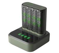 GP Charger RCK DE M452D 4 x 2600 mAh AA NiMH Rechargeable Battery Charger and Holder with USB Docking Station