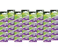 GP CR2025 3V Lithium Coin Cell Batteries - Pack of 40, Car Key Fob